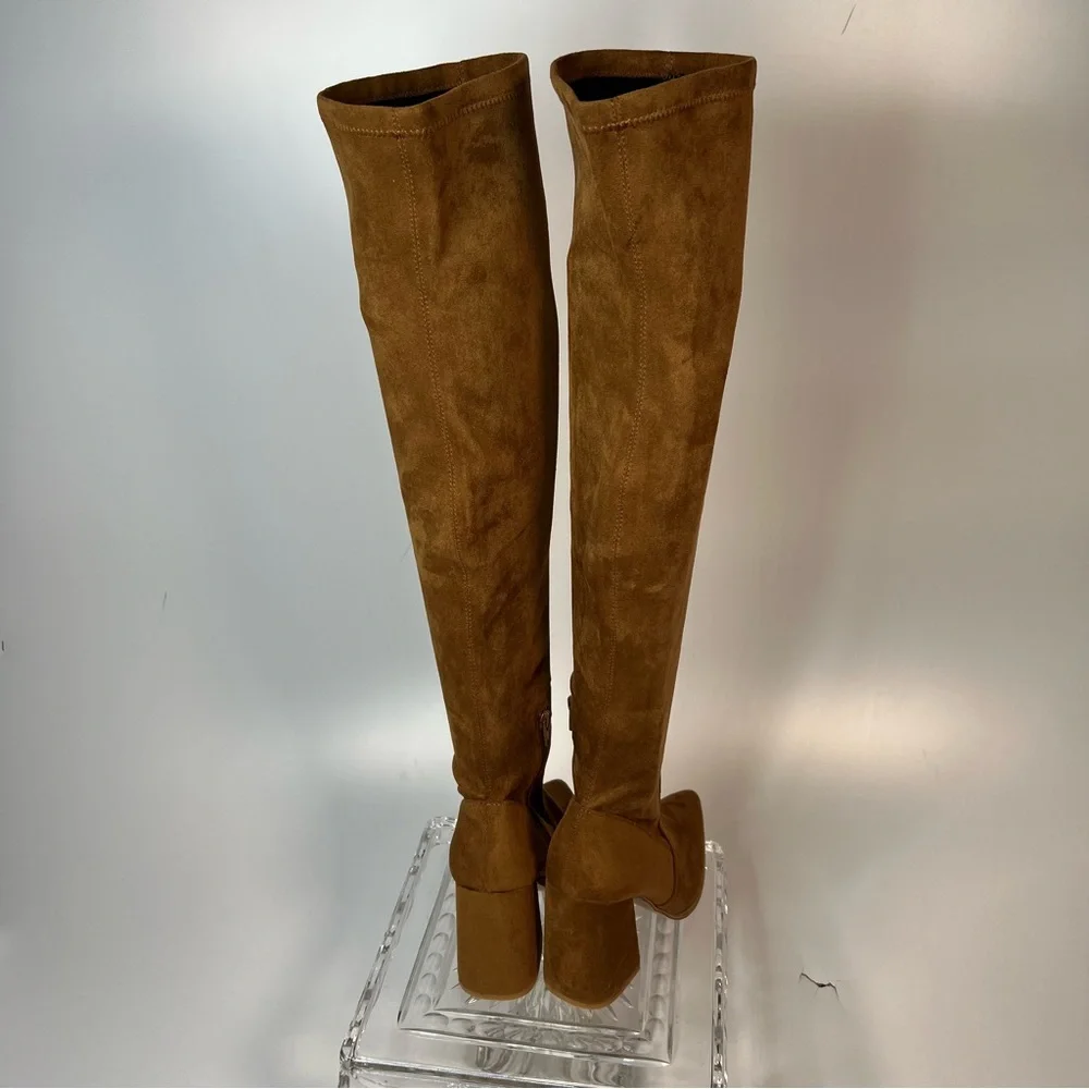 Steve Madden Tava Over the Knee Boot in Cognac Size 7- New